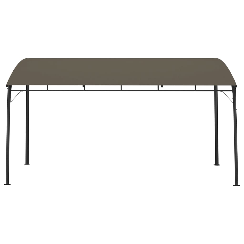 vidaXL Zonneluifel 4x3x2,55 m taupe afbeelding