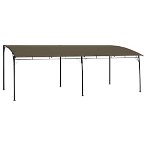 vidaXL P&auml;ikesevari 6 x 3 x 2,55 m Pruunikashall