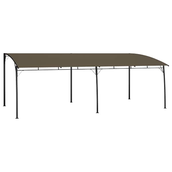 vidaXL P&auml;ikesevari 6 x 3 x 2,55 m Pruunikashall