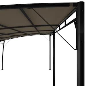 Zahradní markýza proti slunci 6 x 3 x 2,55 m taupe - obrázek 5