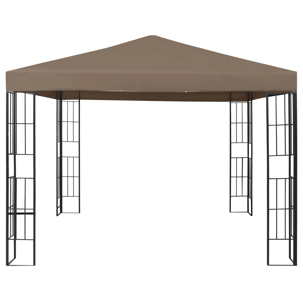 vidaXL Prieel 3x3 m taupe afbeelding
