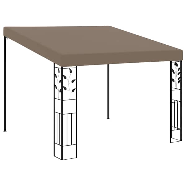 vidaXL seinale kinnitatav varjualune 3 x 3 x 2,5 m, pruunikashall