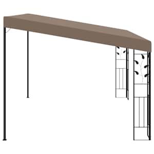 Altán ke zdi 4 x 3 x 2,5 m taupe - obrázek 3