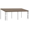 vidaXL seinale kinnitatav varjualune 6 x 3 x 2,5 m, pruunikashall