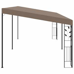 Altán ke zdi 6 x 3 x 2,5 m taupe - obrázek 3