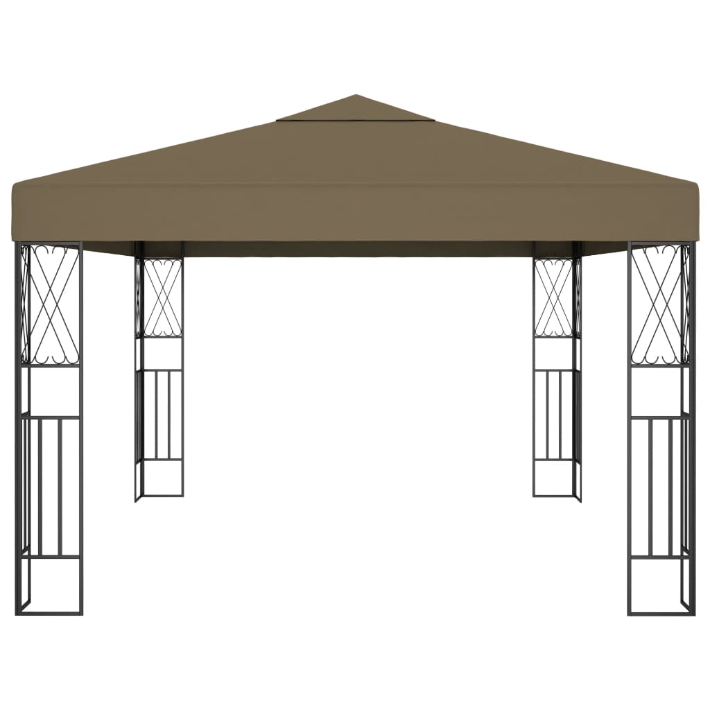 Tópszínű szövetpavilon 3 x 4 m 