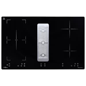 vidaXL Placa de inducci&oacute;n Flexizone extractor descendente 78 cm