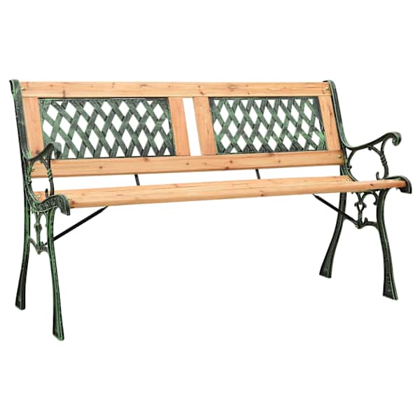 vidaXL aiapink, 122 cm, malm ja toekas nulupuit