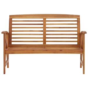 Zahradní lavice 119 cm masivní akáciové dřevo - obrázek 2