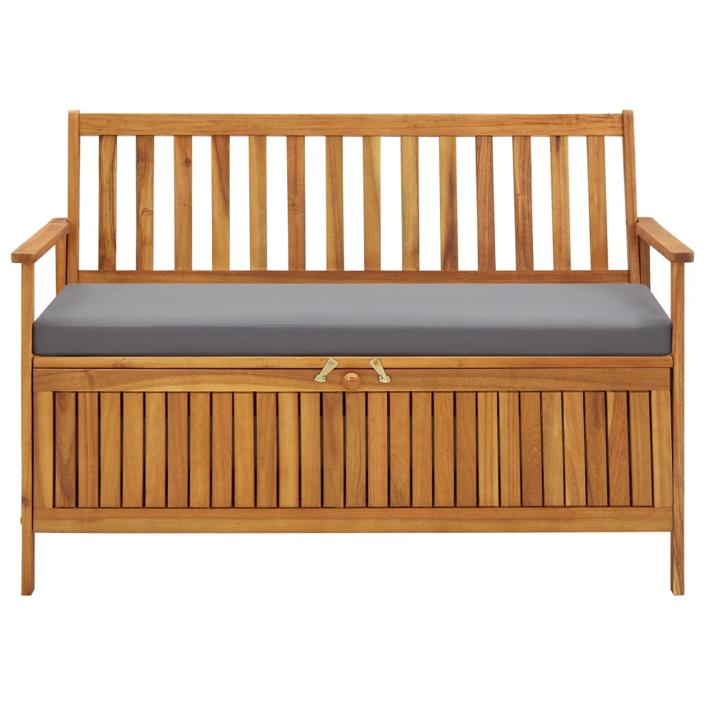 

vidaXL Tuinopbergbank 120 cm massief acaciahout