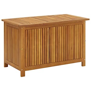 Zahradní úložný box 90 x 50 x 58 cm masivní akáciové dřevo - obrázek 2