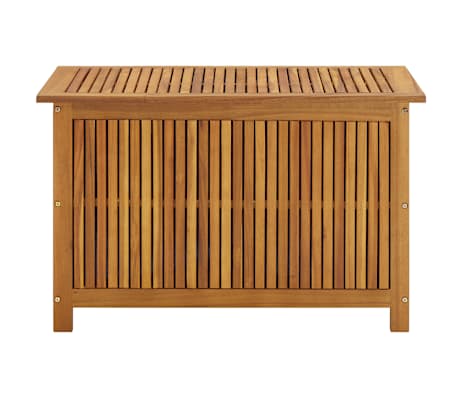 vidaXL Akazie Massiv Garten Aufbewahrungsbox 90cm Auflagenbox Kissenbox