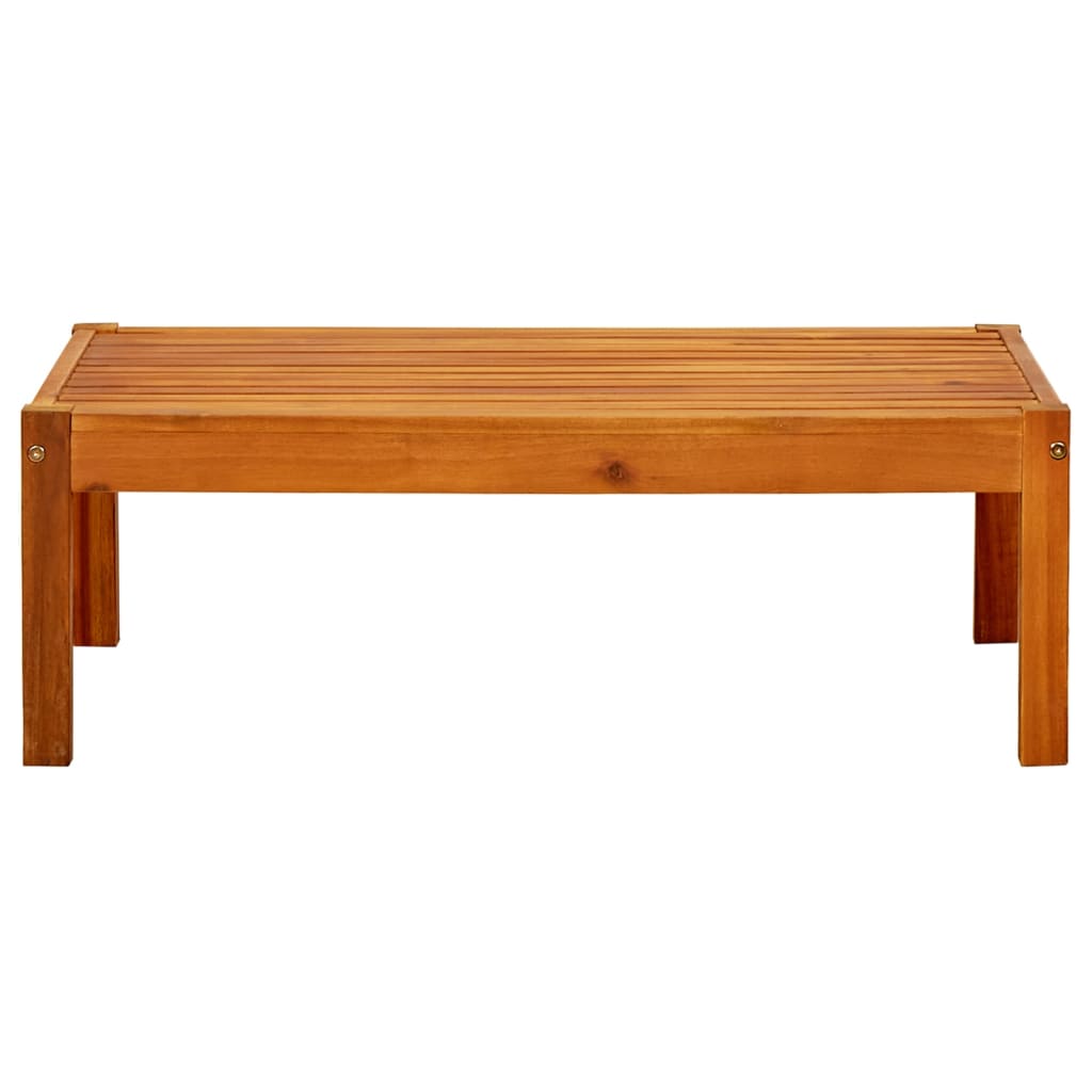 vidaXL tömör akácfa kerti asztal 85 x 57 x 29 cm