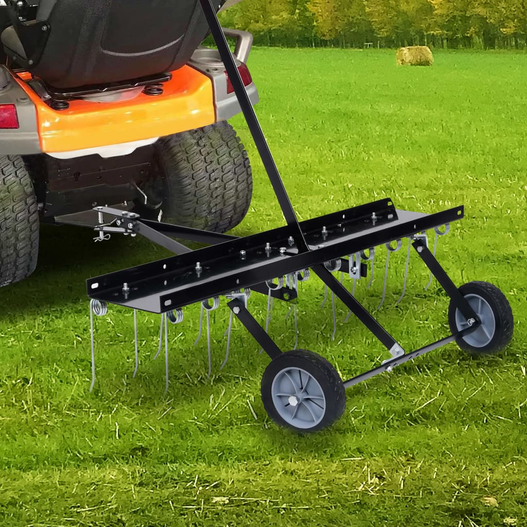 vidaXL Scarificator pentru mașină de tuns iarbă ride-on, 100 cm vidaXL