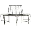 vidaXL puu &uuml;mber paigaldatav pool&uuml;mar aiapink, 160 cm, teras