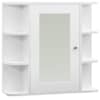 vidaXL vannitoa peegelkapp, valge, 66 x 17 x 63 cm, MDF