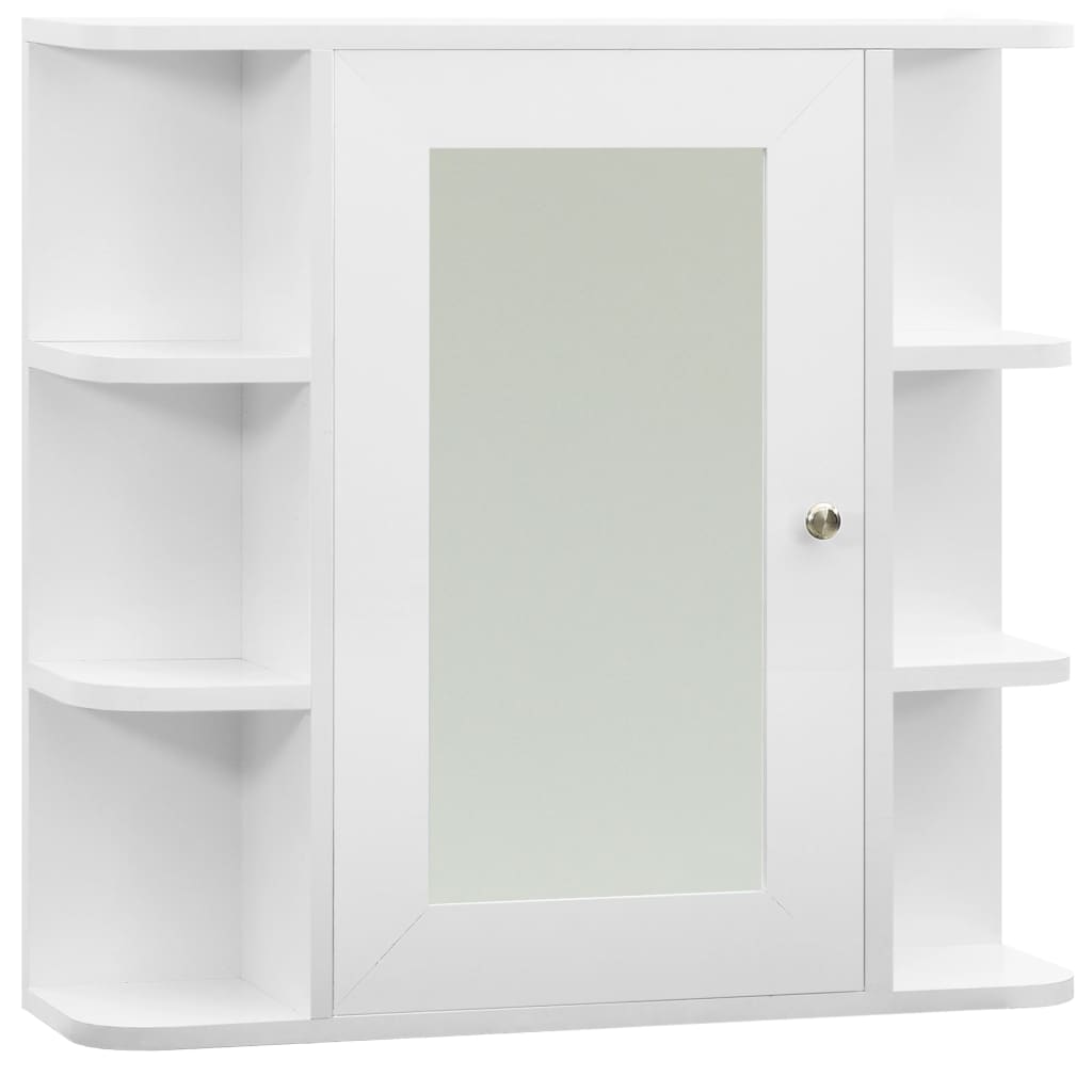 vidaXL Koupelnová zrcadlová skříňka bílá 66 x 17 x 63 cm MDF