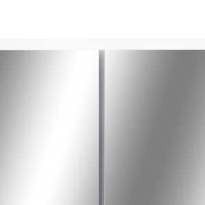 LED koupelnová zrcadlová skříňka bílá 80 x 15 x 60 cm MDF - obrázek 8