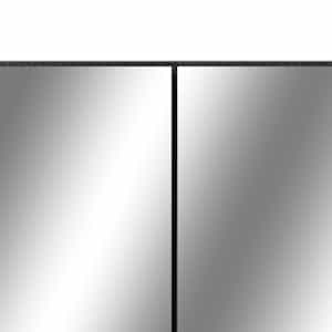 LED koupelnová zrcadlová skříňka černá 80 x 15 x 60 cm MDF - obrázek 6