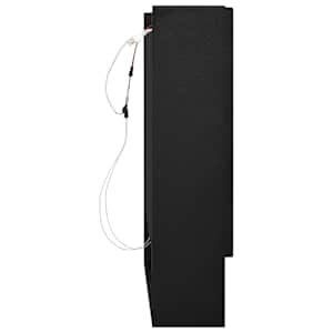 LED koupelnová zrcadlová skříňka černá 80 x 15 x 60 cm MDF - obrázek 7