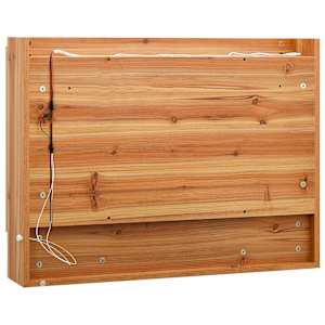 LED koupelnová zrcadlová skříňka dub 80 x 15 x 60 cm MDF - obrázek 6