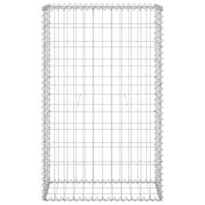 Gabionová zeď s víky pozinkovaná ocel 60 x 30 x 100 cm - obrázek 4