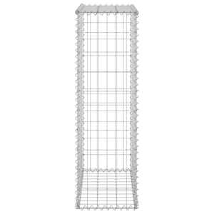Gabionová zeď s víky pozinkovaná ocel 60 x 30 x 100 cm - obrázek 5