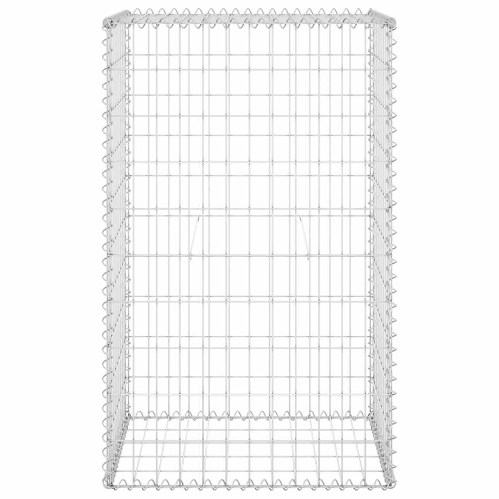 Gabion Wall with Covers Fence Panels Outdoor Garden Galvanized Steel vidaXL - Picture 43 of 204