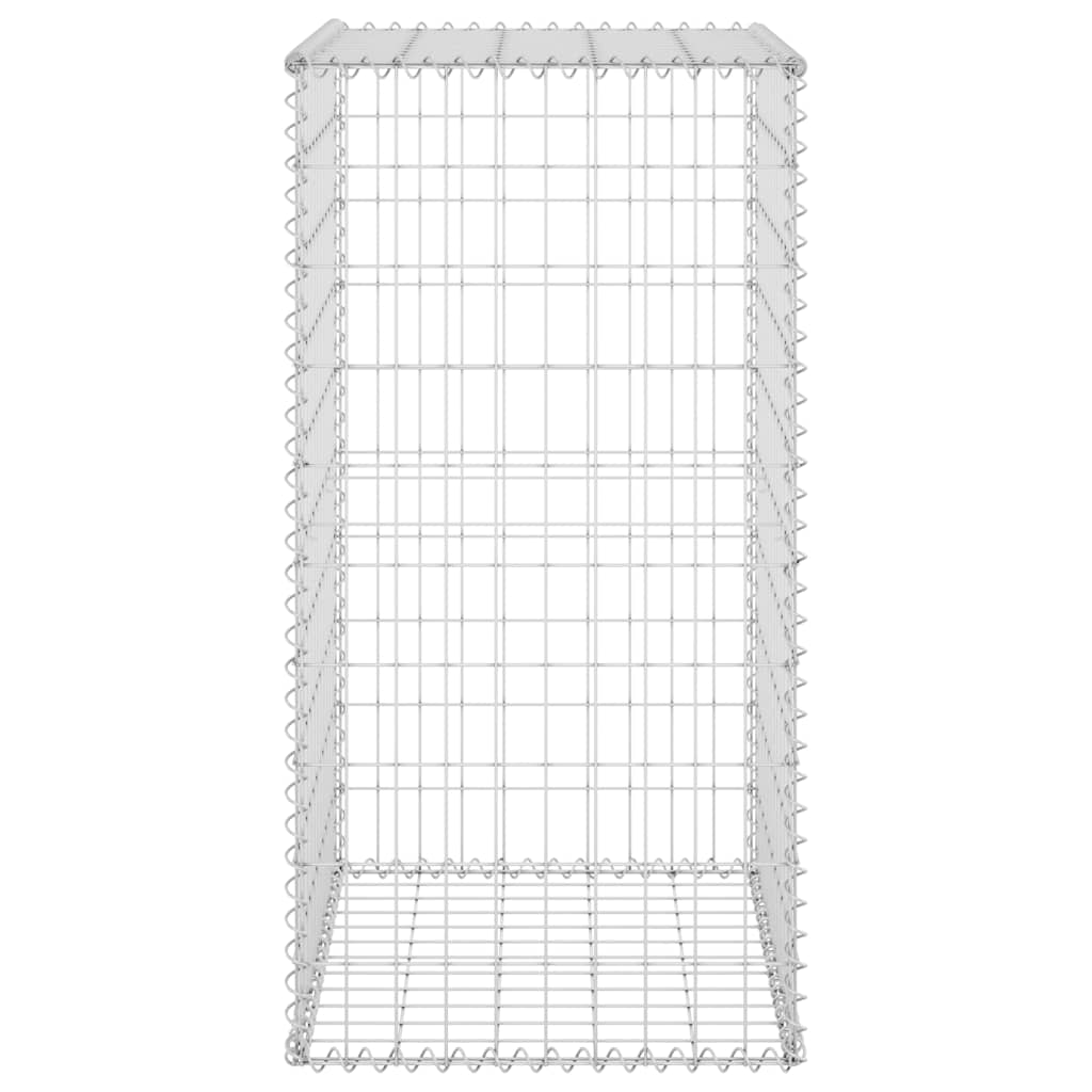 Gabion Wall with Covers Fence Panels Outdoor Garden Galvanized Steel vidaXL - Picture 44 of 204