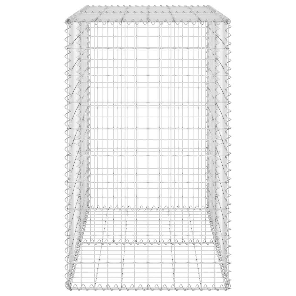 Gabion Wall with Covers Retaining Wall Stone Basket Galvanized Steel vidaXL - Picture 32 of 101