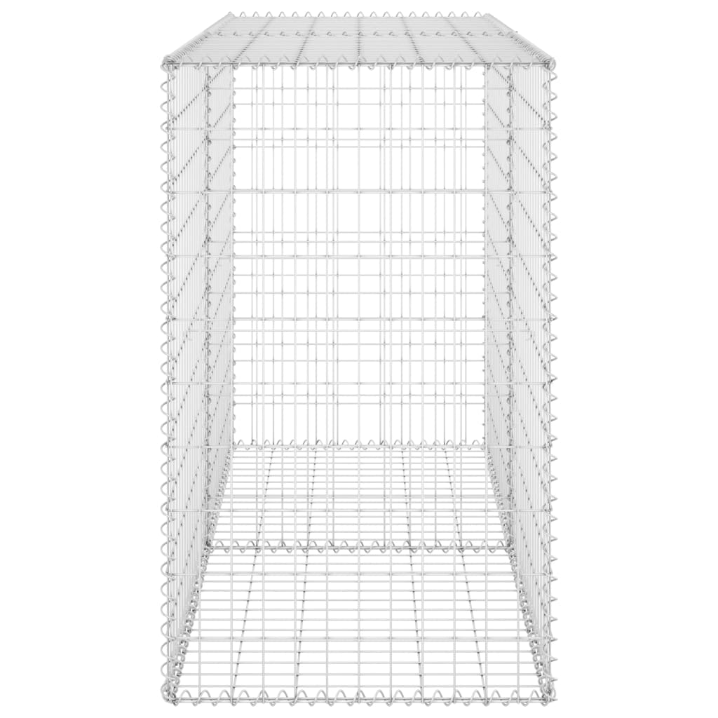 horganyzott acél gabion fal fedéllel 150 x 60 x 100 cm