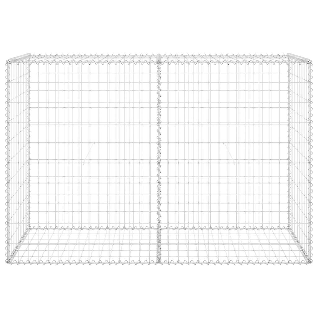 Gabion Wall with Covers Retaining Wall Stone Basket Galvanized Steel vidaXL - Picture 38 of 101