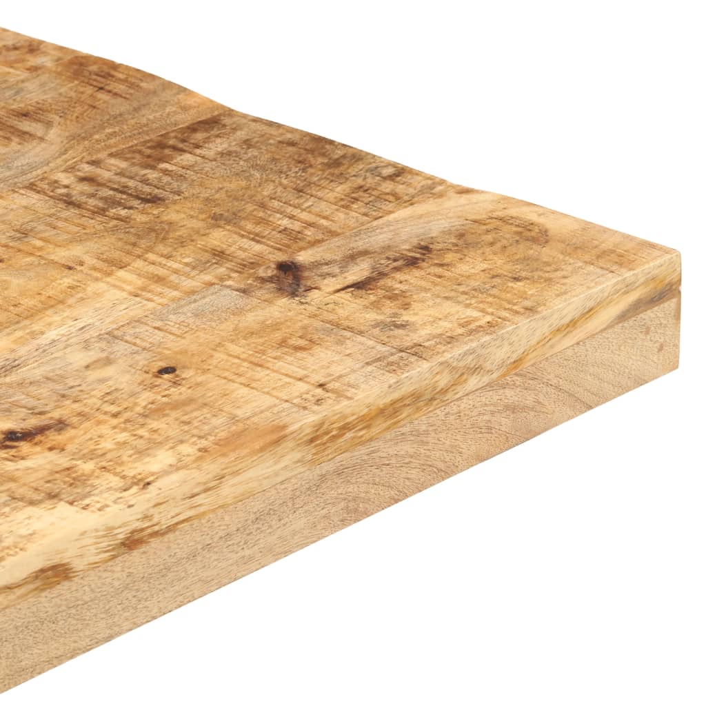 vidaXL Bistro Table Square 27.5"x27.5"x29.5" Rough Mango Wood