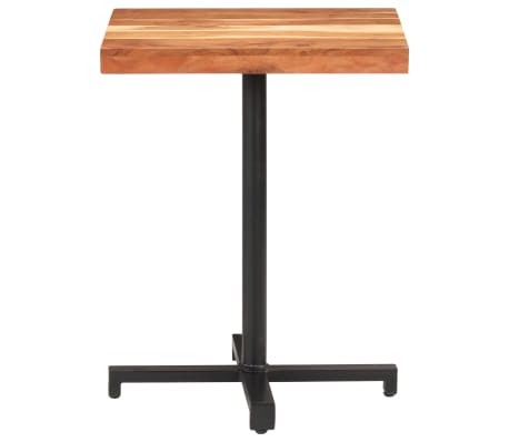 vidaXL Bistro Table Square 60x60x75 cm Solid Acacia Wood