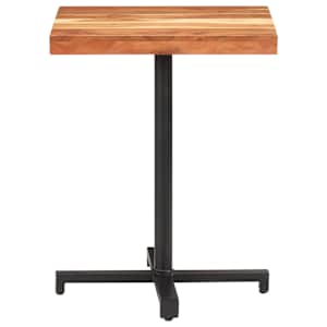 vidaXL Τραπέζι Bistro Τετράγωνο 60 x 60 x 75 εκ. Μασίφ Ξύλο Ακακίας