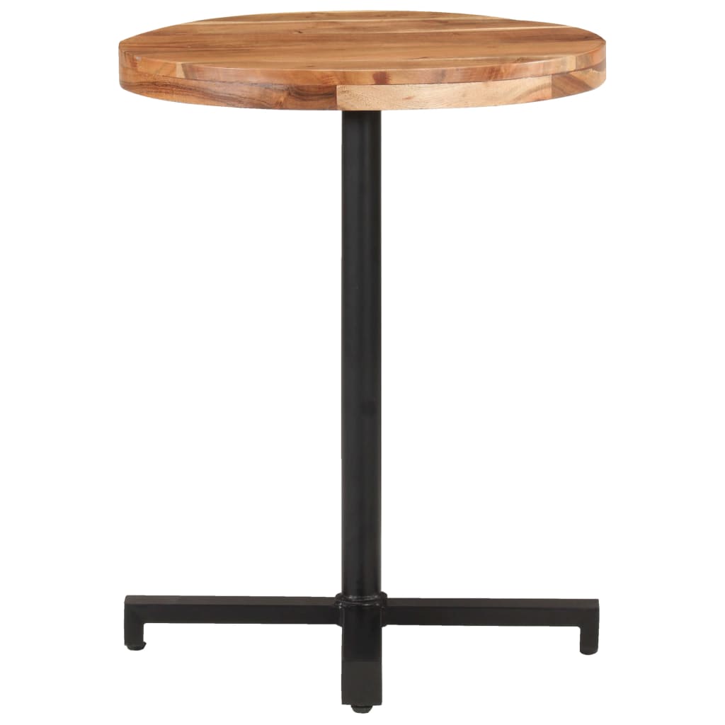 vidaXL Bistro stôl okrúhly Ø60x75 cm akáciový masív