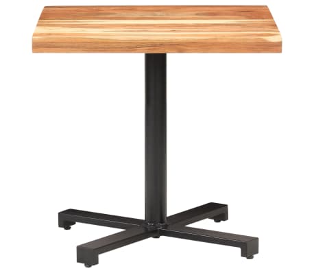vidaXL Bistropöytä 80x80x75 cm täysi akaasiapuu