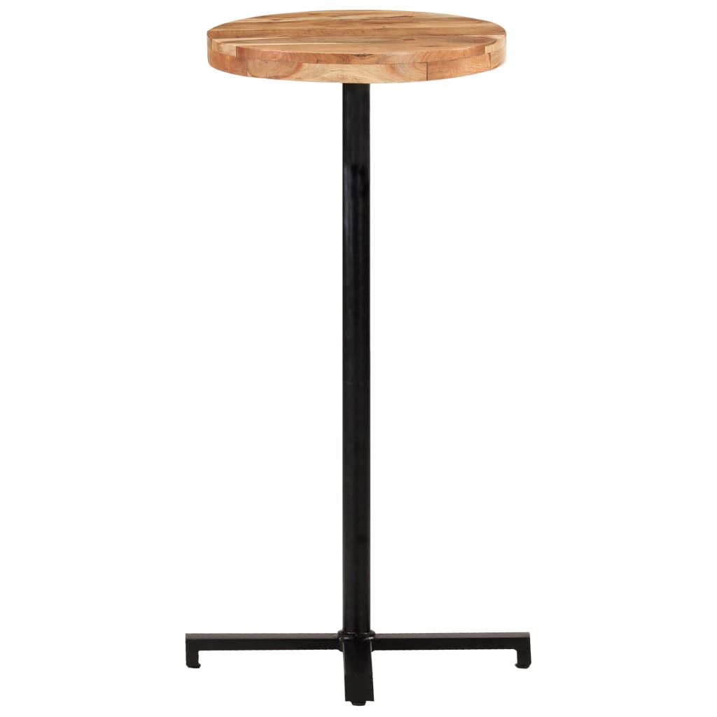 vidaXL Bartafel rond Ø50x110 cm massief acaciahout