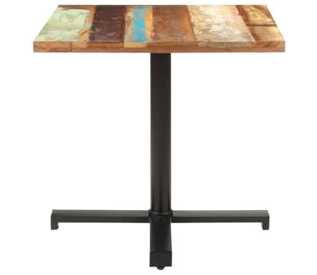 vidaXL Bistro Table Square 80x80x75 cm Solid Reclaimed Wood