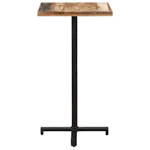 Bistro stůl čtvercový 60x60x110 cm masivní recyklované dřevo - obrázek 2