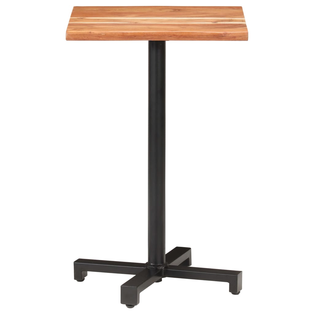 

vidaXL Bistrotafel met natuurlijke randen 50x50x75 cm acaciahout