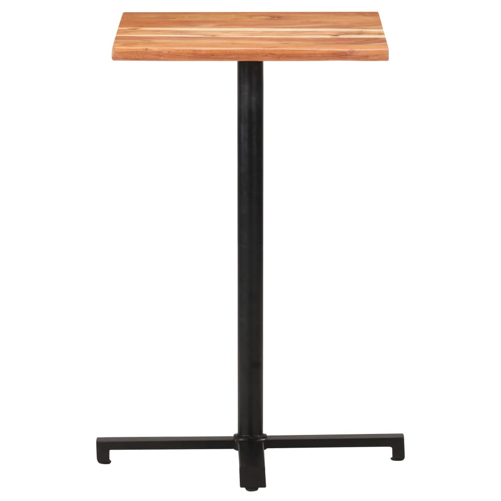 

vidaXL Bartafel met natuurlijke randen 50x50x110 cm massief acaciahout