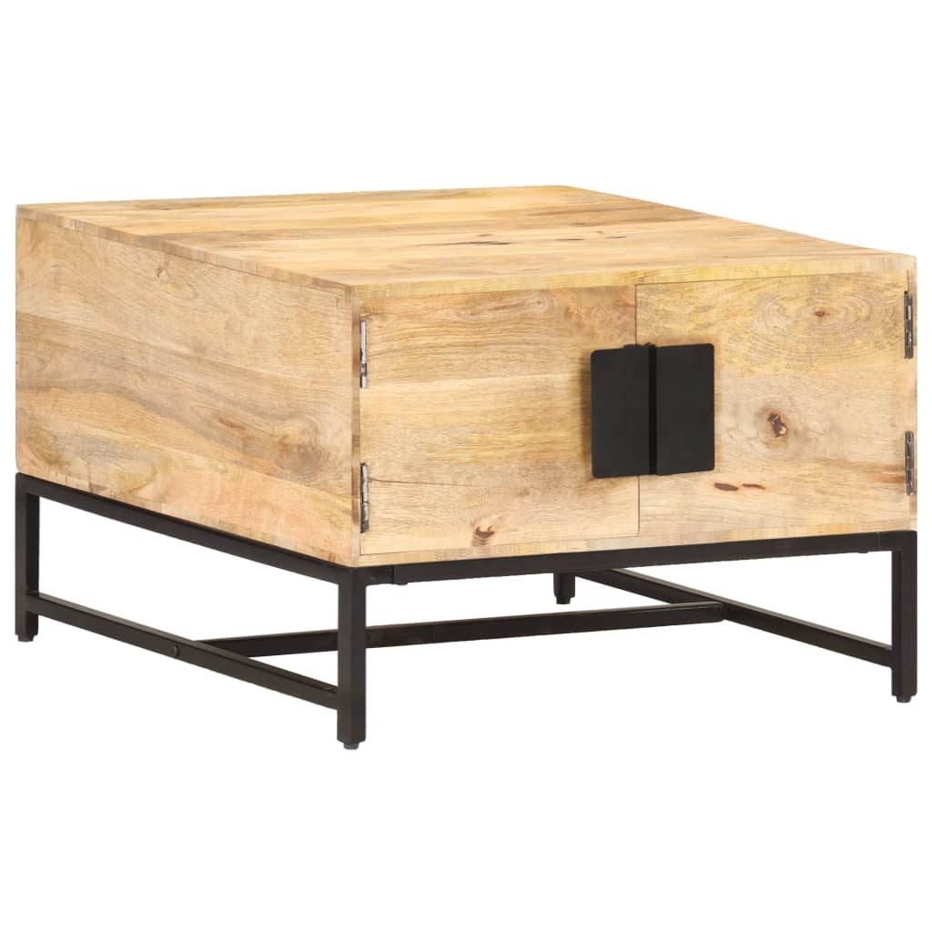 Image of vidaXL Coffee Table 67x67x45 cm Solid Mango Wood