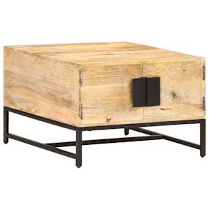 Konferenční stolek 67 x 67 x 45 cm masivní mangovníkové dřevo - obrázek 1