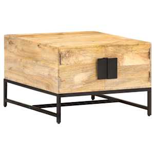 Konferenční stolek 67 x 67 x 45 cm masivní mangovníkové dřevo - obrázek 8