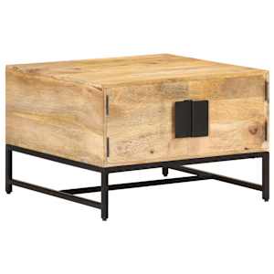Konferenční stolek 67 x 67 x 45 cm masivní mangovníkové dřevo - obrázek 10