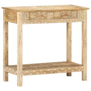 vidaXL konsoollaud, 80x35x74 cm, toekas mangopuit