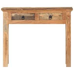 Konzolový stolek 90,5x30x75 cm masivní akácie recyklované dřevo - obrázek 2