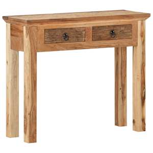 Konzolový stolek 90,5x30x75 cm masivní akácie recyklované dřevo - obrázek 11