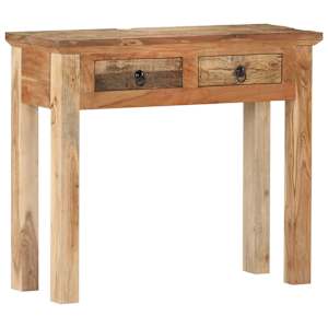 Konzolový stolek 90,5x30x75 cm masivní akácie recyklované dřevo - obrázek 12